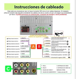 Hexinex 7" Radio de Coche 2 DIN Universal