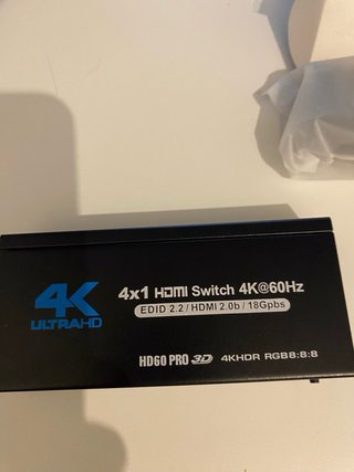 Conmutador HDMI 4x1 4K@60Hz