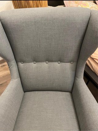 Ikea STRANDMON Sillón Orejero Gris