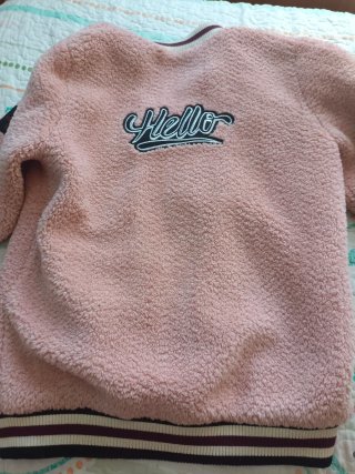 Chaqueta Rosa Teddy Forever 21