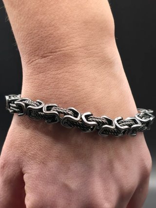 Bracciale Acciaio Bicolore Gentleman Rider