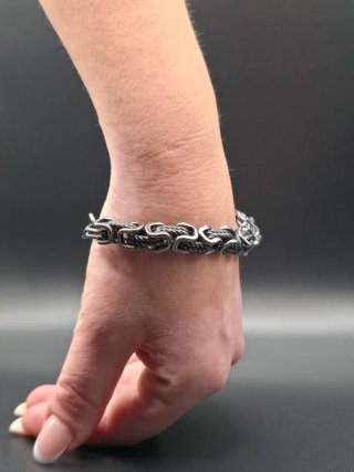 Bracciale Acciaio Bicolore Gentleman Rider