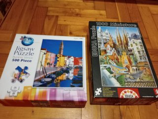 Puzzles 1000/ 500 : Gorjuss, Harry Potter, Italia