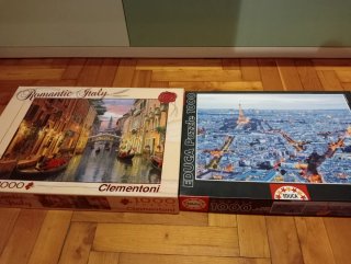 Puzzles 1000/ 500 : Gorjuss, Harry Potter, Italia