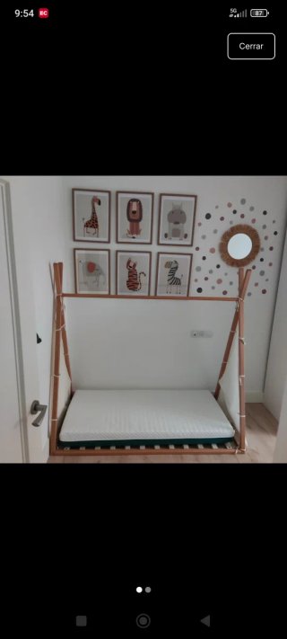Cama Montessori Tipi + Colchón 70x140