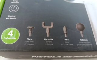 Pistola de masajes