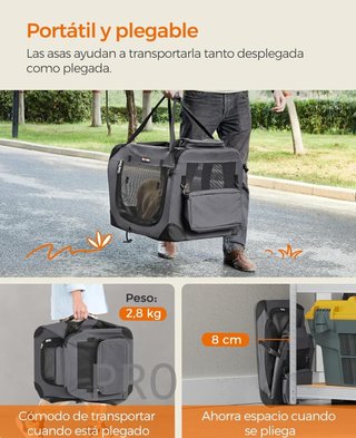 Transportín para gatos y perros - Feandrea