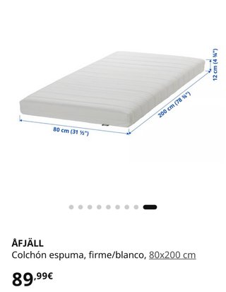 Materassino in schiuma Ikea a sostegno fermo