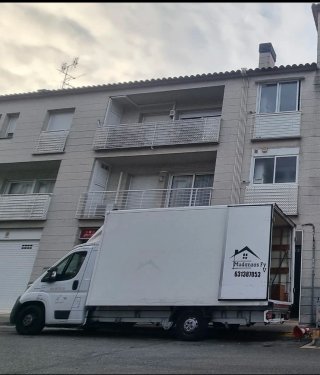 Mudanzas con elevador de fachada