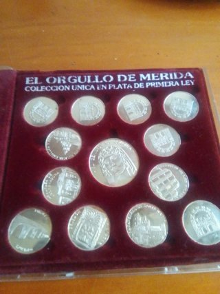 Colección Monedas Plata El Orgullo de Mérida