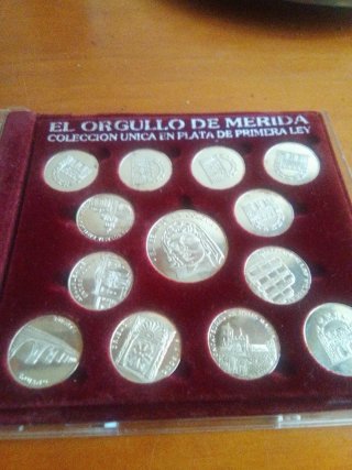 Colección Monedas Plata El Orgullo de Mérida