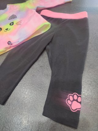 Set bimba 12 mesi maglia e leggings