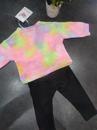 Set bimba 12 mesi maglia e leggings