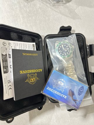 Reloj ADDIESDIVE Buceo Verde/Plata
