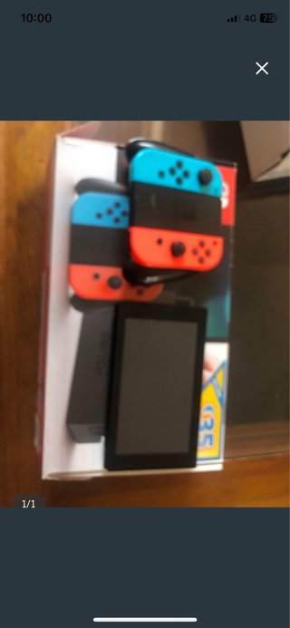 Nintendo Switch con caja y accesorios ESCUCHO OFER
