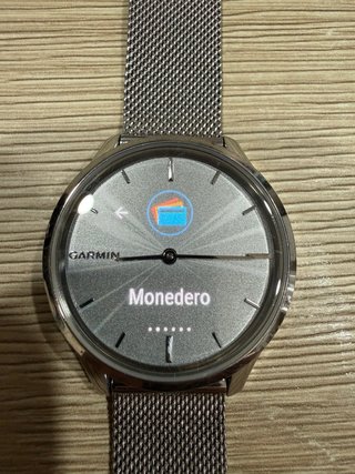 Reloj Garmin Vivomove Luxe Plata