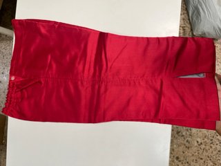 Pantalón de torrentí rojo. Talla 10 años