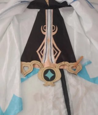 Cosplay dorado y blanco talla xl