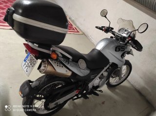 BMW 650 GS Plata y Negra