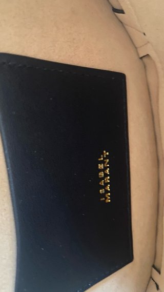 Riñonera Isabel Marant Negra con Tachuelas Doradas