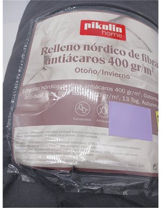 PIKOLIN Home - 150 (240 x 220 cm) Edredón Nórdico de Fibra Invierno 400gr Hipoalergénico -Transpirable - Suave - Relleno Cama