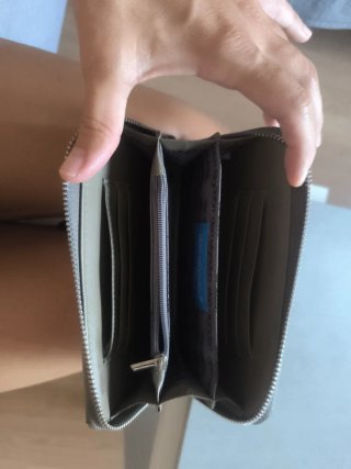 Cartera Don Algodón plateada con asa