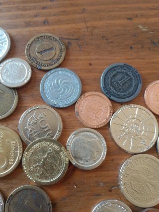 Réplicas de monedas de Europa