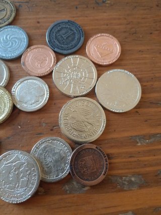 Réplicas de monedas de Europa