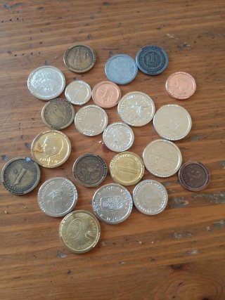 Réplicas de monedas de Europa