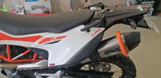 KTM 690 Enduro R Naranja/Blanca