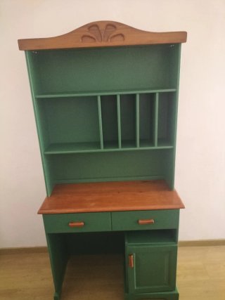 Base cama juvenil madera y tapizada