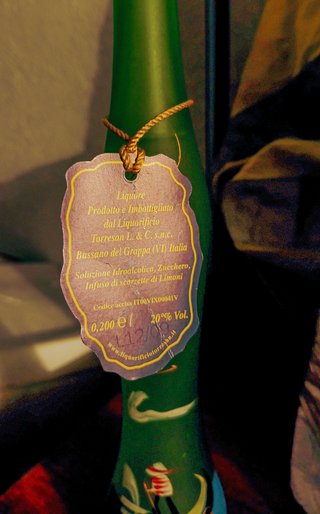 Bottiglia Limoncello Venezia in Vetro