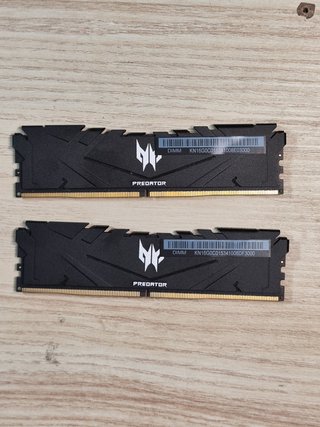 Kit RAM DDR5 32GB 2x16 Acer Predator 6000 CL40