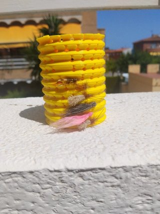 Portabajos pesca mosca