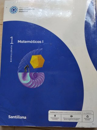 Libro Matemáticas 1Bachiller.Santillana