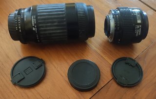 Nikon N4004 AF +Nikkor 25-70mm AF+Tamron 90-300 AF