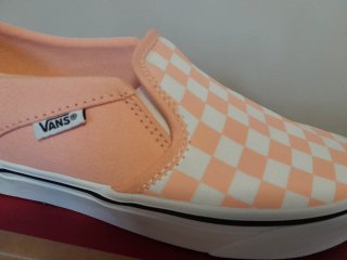 Vans Asher Checkerboard Tropical Peach Talla 36