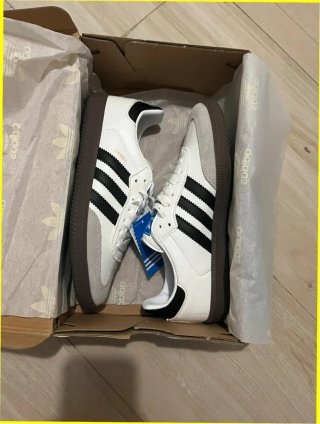 Adidas Samba Talla 36 Gris Blanco