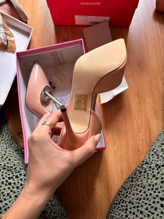 Zapatos tacón nude 38