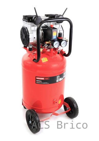Compresor de Aire Silencioso Vertical 50L - 2 Hp - 09341 - Mader