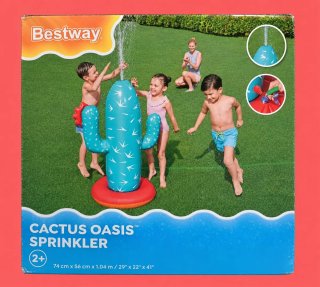 Juego Aspersor inchable Cactus Oasis Bestway