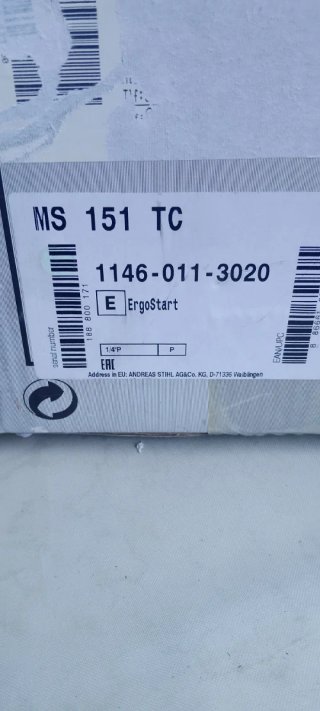 Motosierra Stihl MS 151 TC - 1 mano