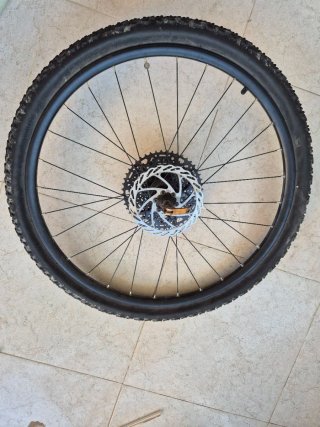 Llanta de Bicicleta con Cassette