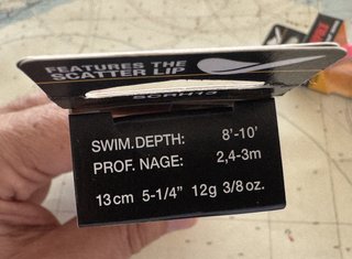 Lote 2 señuelos Rapala Husky Scatter Rap - 246