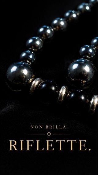 Collana doppio filo ematite vintage