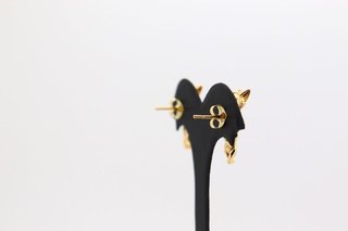 PENDIENTES PANTERA CON CIRCONITAS.