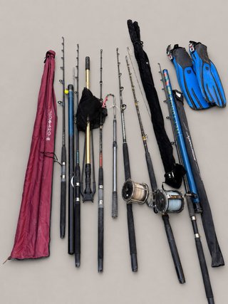 Lote pesca mar curricán y Big Game