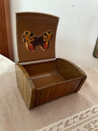 Caja antigua para afeitado