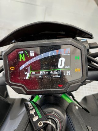 Kawasaki Z900 A2 Naked Negra/Verde