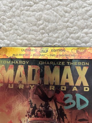 Mad Max Fury Road 3D Steelbook Blu-ray